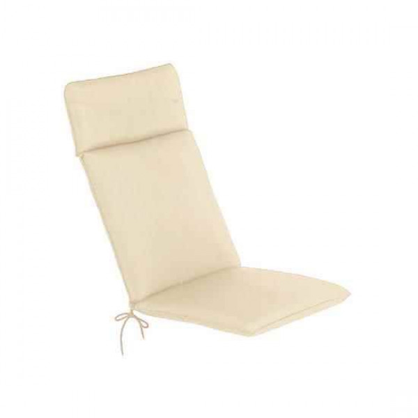 Buy 4 x The CC Collection Garden Cushions Recliner Cushion Natural Online - Garden Furniture