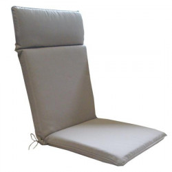 The Cc Collection Garden Furniture Recliner Cushion Taupe X 1