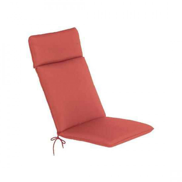 Buy 1 x The CC Collection Garden Cushions Recliner Cushion Terracotta Online - Garden Furniture