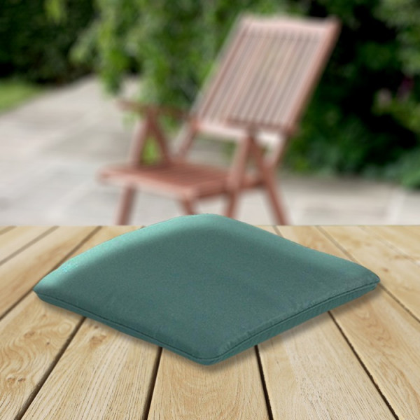 Buy 4 x The CC Collection Garden Armchair Cushion Green Online - Garden Furniture