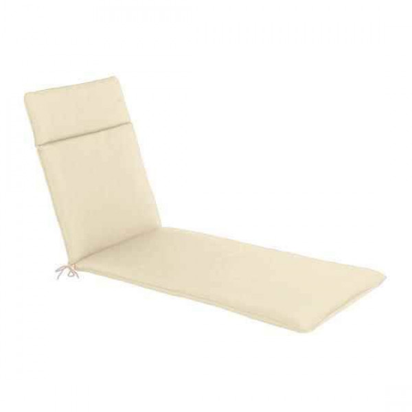 Buy The CC Collection Garden Lounger Cushion Natural x 1 Online - Garden Furniture