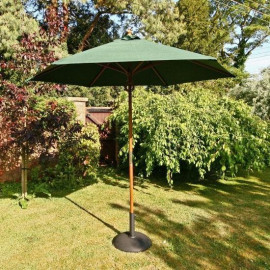 Garden Parasol 2.5m Green