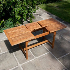 Billyoh Windsor Garden Table 1.2 1.6m Rectangular Extending 1.2 1.6m Acacia Extending Wooden