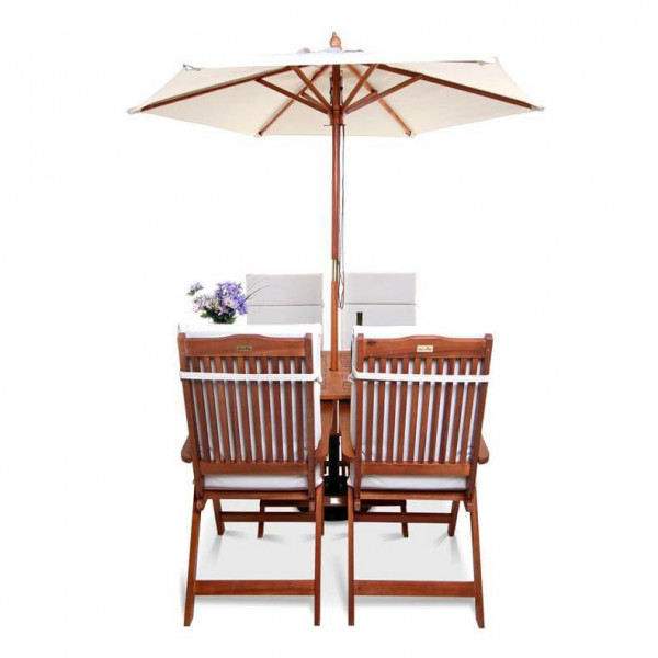 Buy BillyOh Windsor 1.4m Oval Dining Set 4 Seat Set with Chairs 4 Recliner Online - Garden Furniture