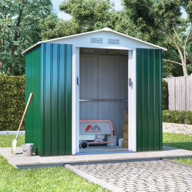 7 X 4 Billyoh Boxer Apex Metal Shed Green