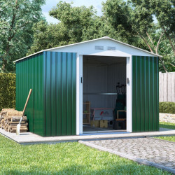 9 X 8 Billyoh Boxer Apex Metal Shed Green