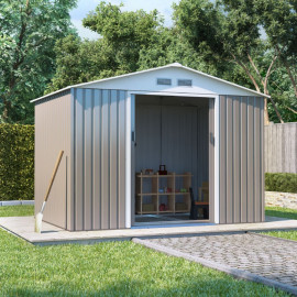 9 X 6 Billyoh Boxer Apex Metal Shed Grey