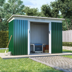 9 X 5 Billyoh Boxer Pent Metal Shed Green