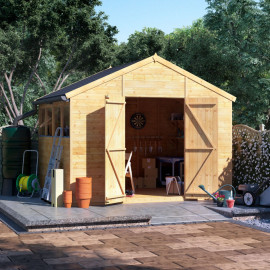 8 X 10 Billyoh Expert Tongue and Groove Apex Workshop Windowed