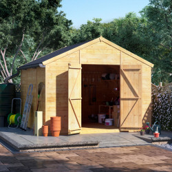 10 X 10 Billyoh Expert Tongue and Groove Apex Workshop Windowless