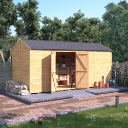 16 X 6 Billyoh Expert Tongue and Groove Reverse Apex Workshop Windowless