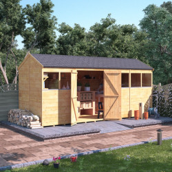 16 X 6 Billyoh Expert Tongue and Groove Reverse Apex Workshop Windowed