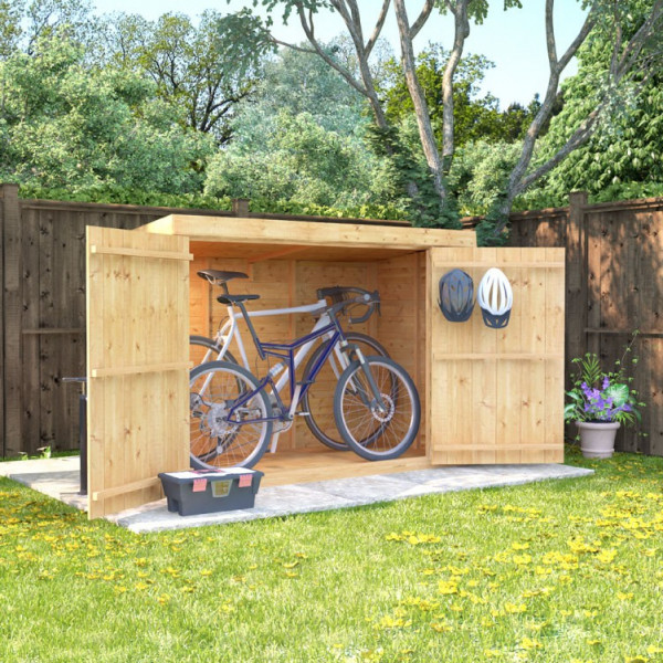 Buy BillyOh Mini Keeper Overlap Pent Store Shed PT 6x3 Overlap Pent Store Online - Garden Furniture