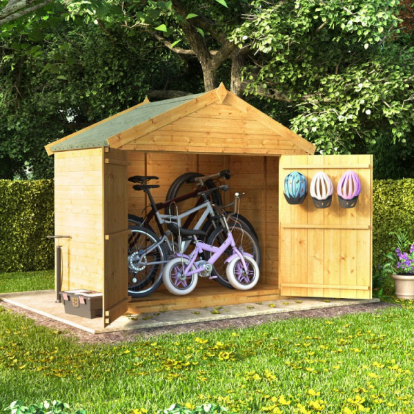 Buy BillyOh Mini Master Tongue and Groove Apex Bike Store PT 4x6 T&G Apex Store Online - Garden Furniture