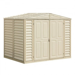 Billyoh Woodbridge Plastic Shed Inc Foundation Kit 8x6 Ivory
