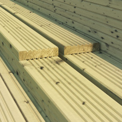 Billyoh 3.6 Metre Pressure Treated Wooden Decking (120mm X 28mm) 10 Boards 36 Metres