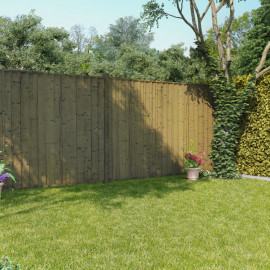 Billyoh 6ft X 6ft Pressure Treated Closeboard Fence Panel 5 Panels 30 Ft