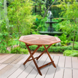 Billyoh Windsor 1.0m Octagonal Folding Garden Table 1.0m Octagonal Table