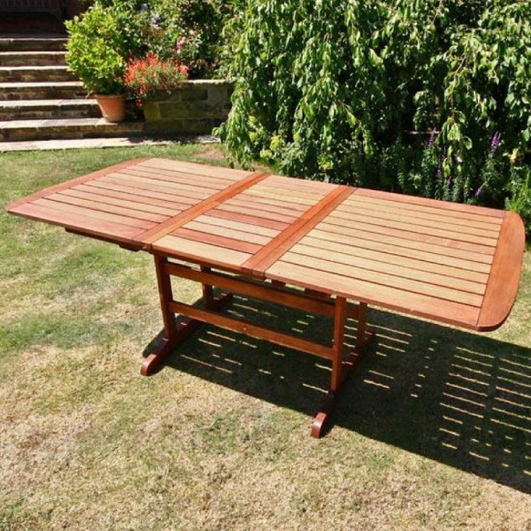 Buy BillyOh Windsor 2m Butterfly Extending Rectangular Garden Table 2m Butterfly Extending Rectangular Table Online - Garden Furniture