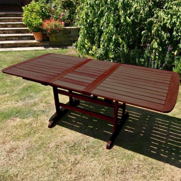 Buy BillyOh Hampton 2m Butterfly Extending Rectangular Garden Table 2m Butterfly Extending Rectangular Table Online - Garden Furniture