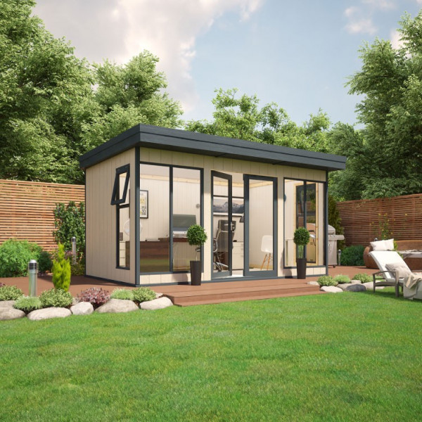 Buy 14' x 8' Evolution Insulated Composite Garden Office Online - Garden Furniture