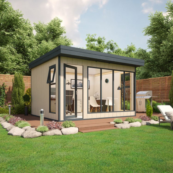 Buy 12' x 10' Evolution Insulated Composite Garden Office Online - Garden Furniture