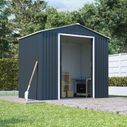6 X 4 Billyoh Partner Top Shed Apex Roof Metal Shed Anthracite