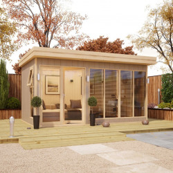 14 X 8 Evolution Insulated Composite Offset Door Garden Office