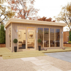 16 X 12 Evolution Insulated Composite Offset Door Garden Office