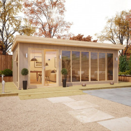 20 X 10 Evolution Insulated Composite Offset Door Garden Office