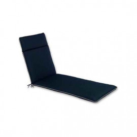 The Cc Collection Garden Lounger Cushion Black 1x Lounger Cushion Black