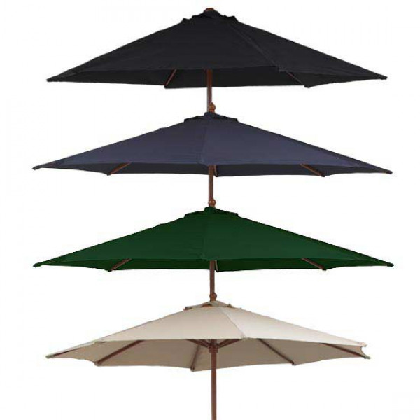 Buy Garden Parasol Billyoh 2.5m Navy Blue Online - Garden Furniture