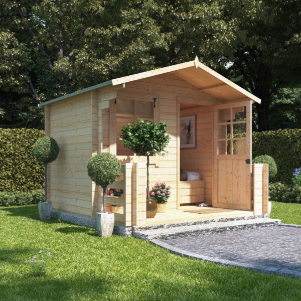 Buy 2.5 x 2.0m BillyOh Pathfinder 'Nook' Log Cabin 19 Online - Garden Houses & Buildings