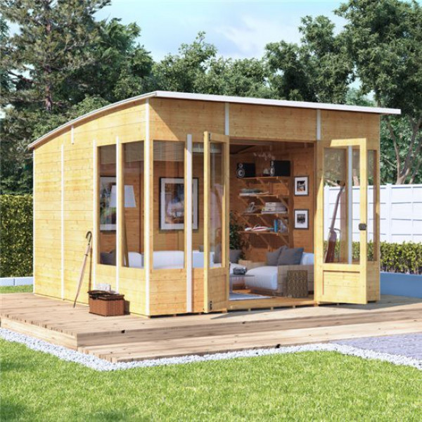 Buy BillyOh 5000 Sunroom Summerhouse Range PT 10x10 Sunroom 2 Windows Each Side Online - Garden Houses & Buildings