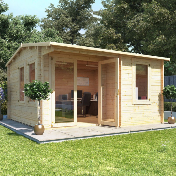 Buy 4.0m x 4.0m BillyOh Seattle Home Office 44 Online - Garden Houses & Buildings