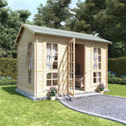 10x8 Georgian Sgl Oor Billyoh Riley Log Cabin Summerhouse 28