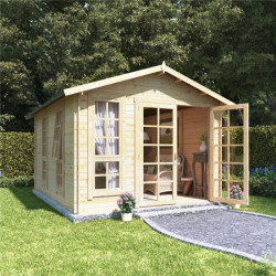 12x10 Georgian Bl Oor Billyoh Miller Log Cabin Summerhouse 19