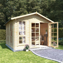 10 X 10 Billyoh Miller Log Cabin Summerhouse 28