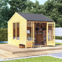 Billyoh Petra Tongue and Groove Reverse Apex Summerhouse 8x10 T&g Reverse Apex Summerhouse