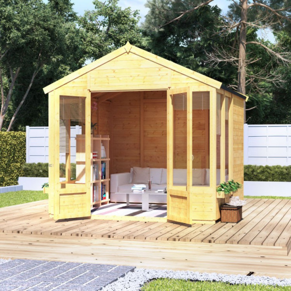 Buy Holly Tongue and Groove Apex Summerhouse 8x8 T&G Apex Summerhouse BillyOh Online - Garden Houses & Buildings