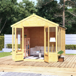 Billyoh Holly Tongue and Groove Apex Summerhouse 10x8 T&g Apex Summerhouse