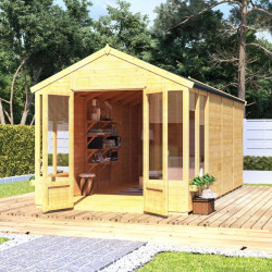 Billyoh Holly Tongue and Groove Apex Summerhouse 16x8 T&g Apex Summerhouse