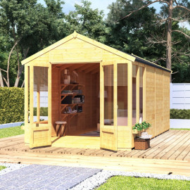 Billyoh Holly Tongue and Groove Apex Summerhouse Pt 16x8 T&g Apex Summerhouse
