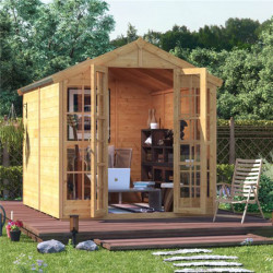 Billyoh Harper Tongue and Groove Apex Summerhouse 8x6 T&g Apex Summerhouse