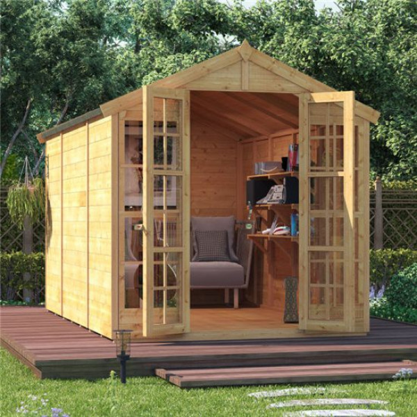 Buy BillyOh Harper Tongue and Groove Apex Summerhouse 10x6 T&G Apex Summerhouse Online - Garden Houses & Buildings