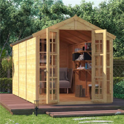 Billyoh Harper Tongue and Groove Apex Summerhouse 12x6 T&g Apex Summerhouse
