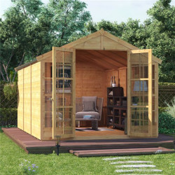 Billyoh Harper Tongue and Groove Apex Summerhouse Pt 12x8 T&g Apex Summerhouse