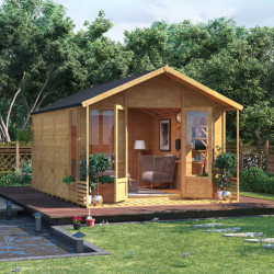 Billyoh Ivy Tongue and Groove Apex Summerhouse 16x10 T&g Apex Summerhouse