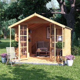 Billyoh Lily Tongue and Groove Apex Summerhouse Pt 12x8 T&g Apex Summerhouse
