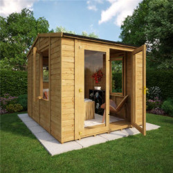 Grandmaster 6000 Diplomat Central Door Reverse Apex Summerhouse 8x10